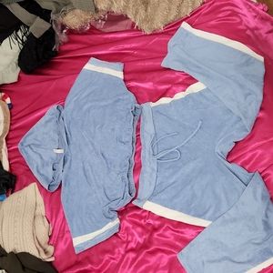 2 piece workout cropped top